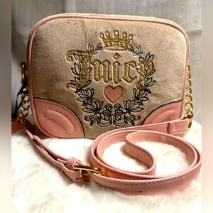 NEW Juicy Couture Heritage Fuzzy Camera Crossbody Bag